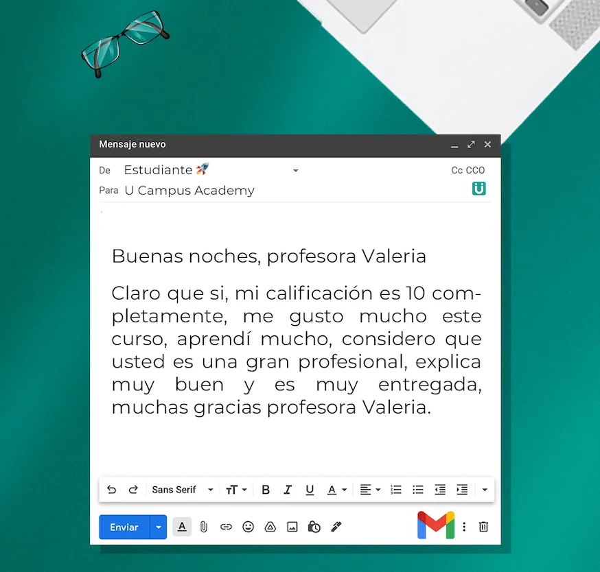 Testimonio de una estudiante sobre el curso