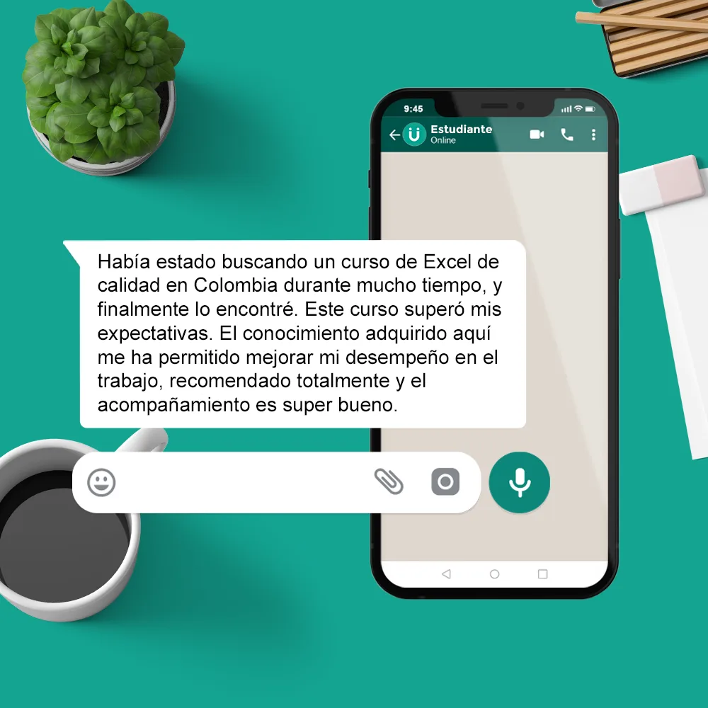 Testimonio sobre un curso de Excel en Colombia